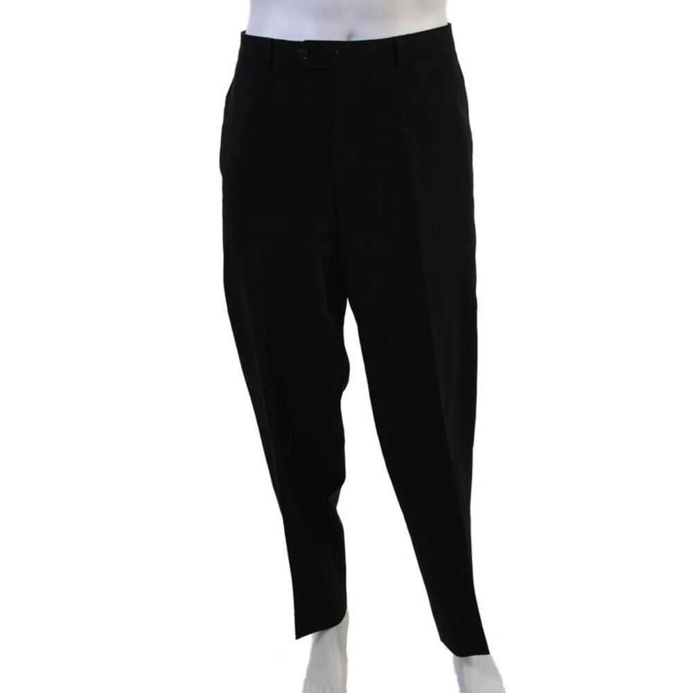 Michael Kors Mens Black Dress Pants 100% Polyester Size 34